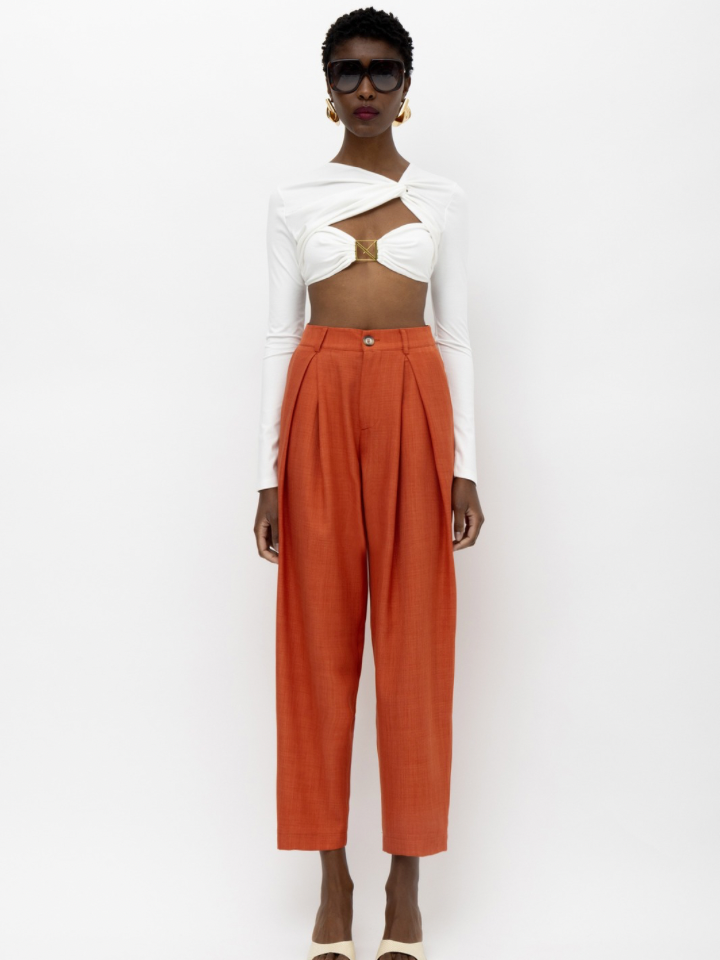 Nulu Orange Pants