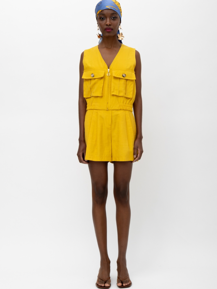 Luanda Yellow Shorts