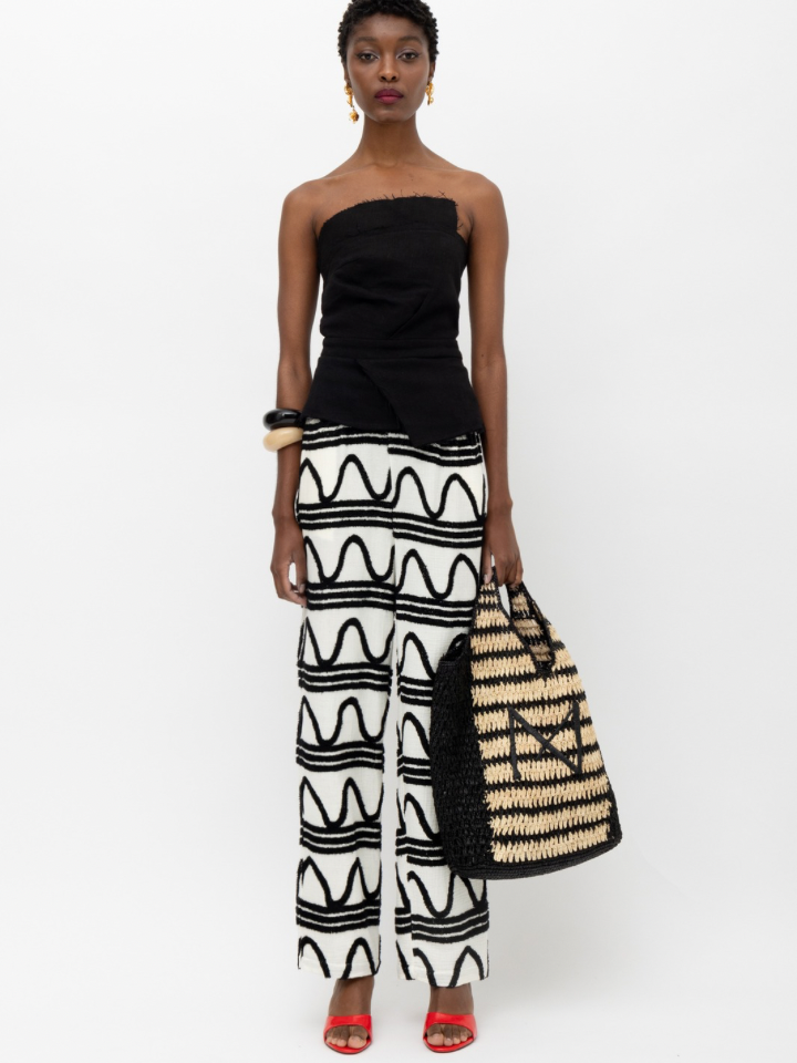 Bahari B&W Pants