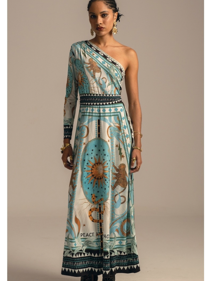 Sunseekers One Shoulder Long Dress