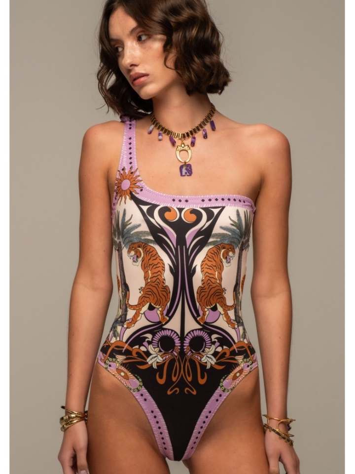 Ancestress One Shoulder Swimsuit