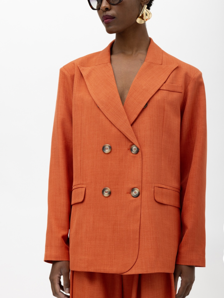 Amanda Orange Blazer